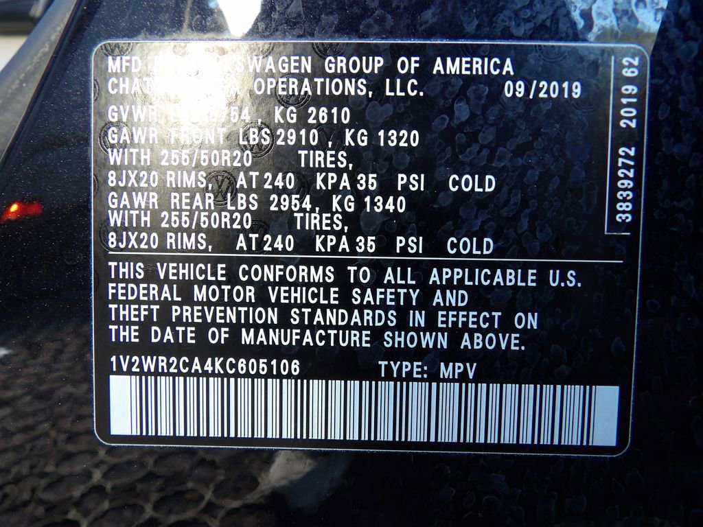 Used 2019 Volkswagen Atlas SE image 31