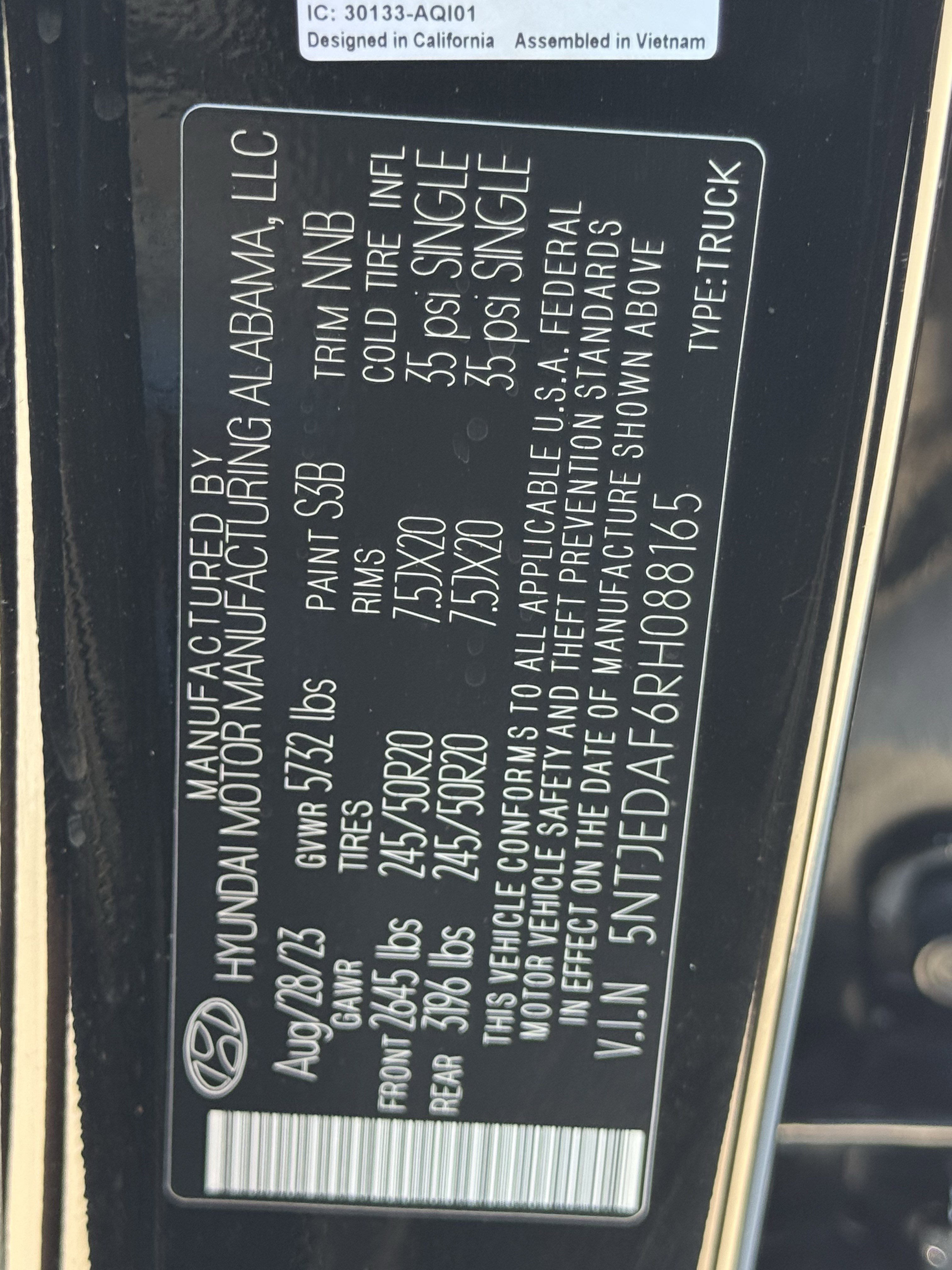 Used 2024 Hyundai Santa Cruz Limited AWD/4WD image 35