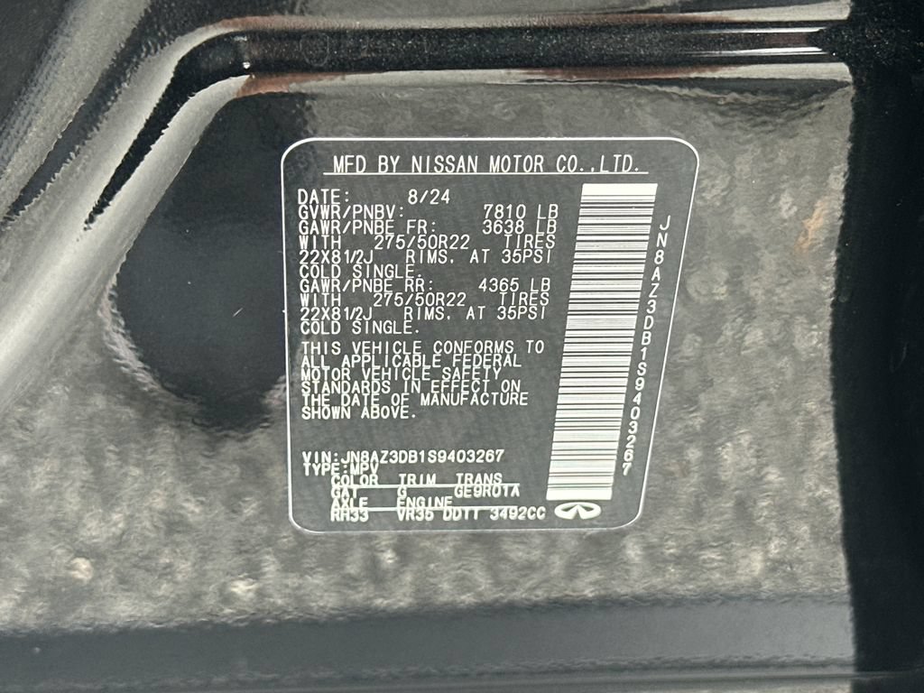 Used 2025 INFINITI QX80 Sensory AWD/4WD image 32