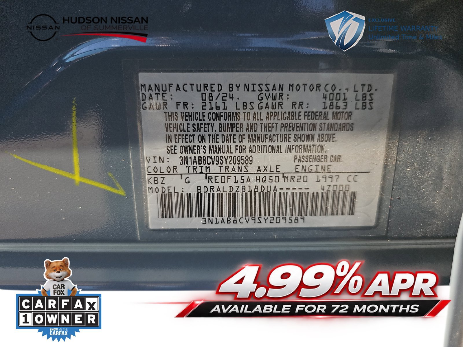 Used 2025 Nissan Sentra SV FWD image 33