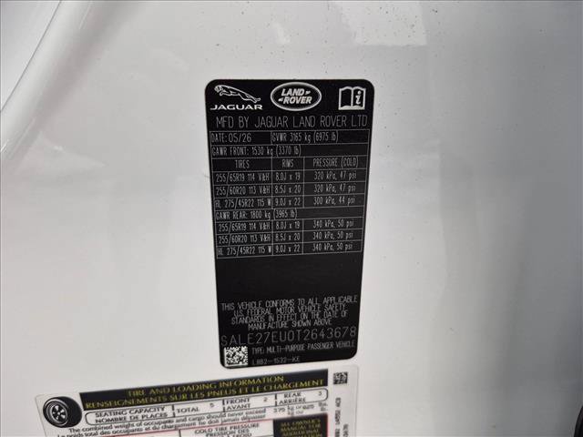 New 2026 Land Rover Defender 110 X-Dynamic SE AWD/4WD image 18