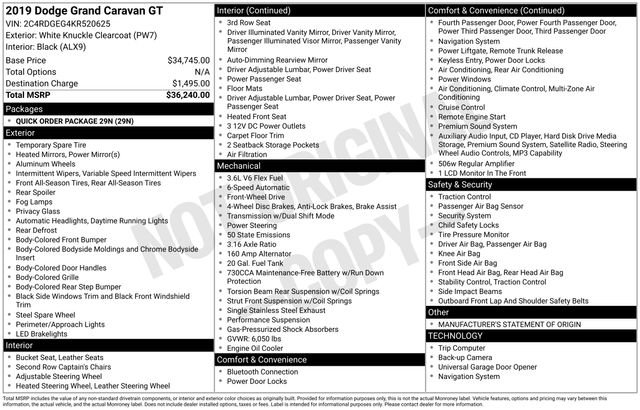 Used 2019 Dodge Grand Caravan GT image 36