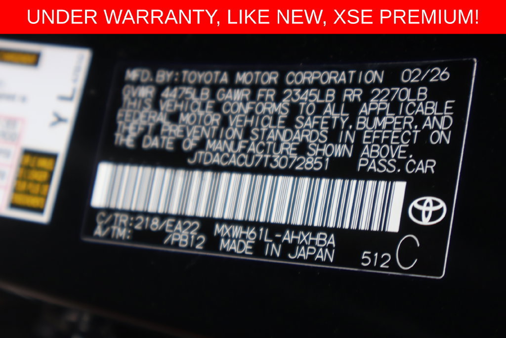 Used 2026 Toyota Prius Plug-In Hybrid w/ Limited Premium Package FWD image 27