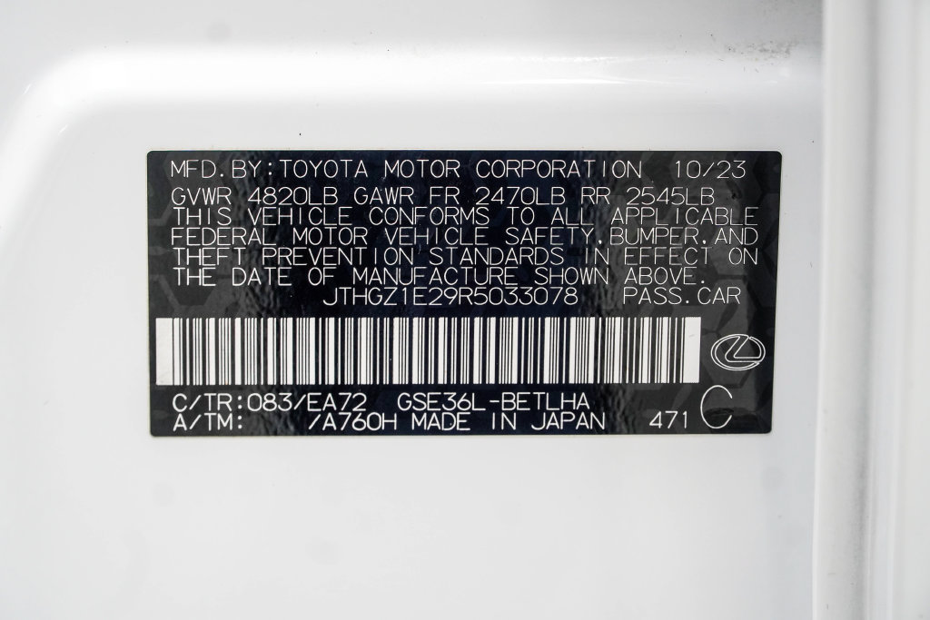 Used 2024 Lexus IS 350 F Sport w/ Memory Package AWD/4WD image 47
