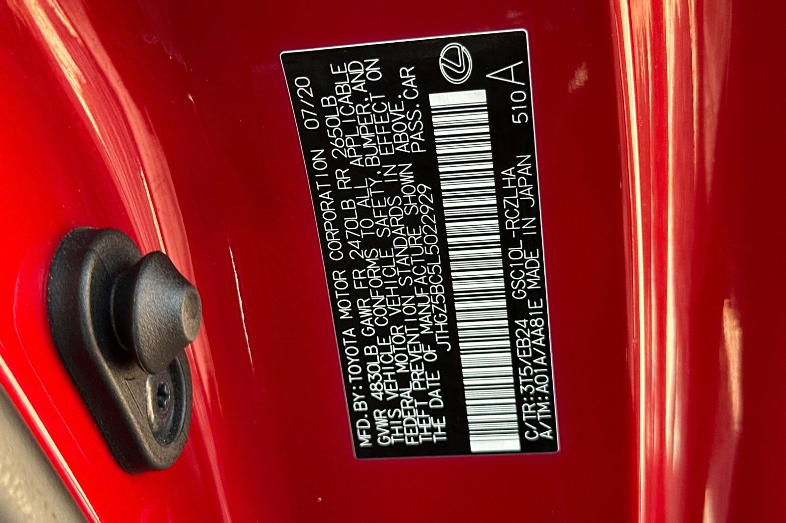 Used 2020 Lexus RC 350 F Sport w/ Accessory Package image 27