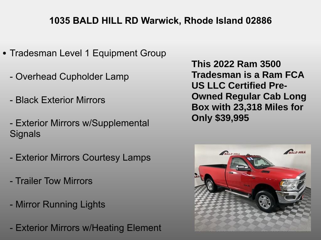 Used 2022 RAM 3500 Tradesman image 14