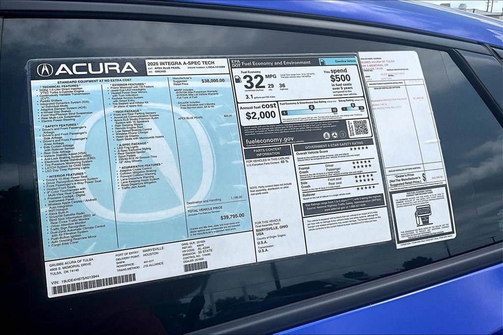 New 2025 Acura Integra A-Spec FWD image 30
