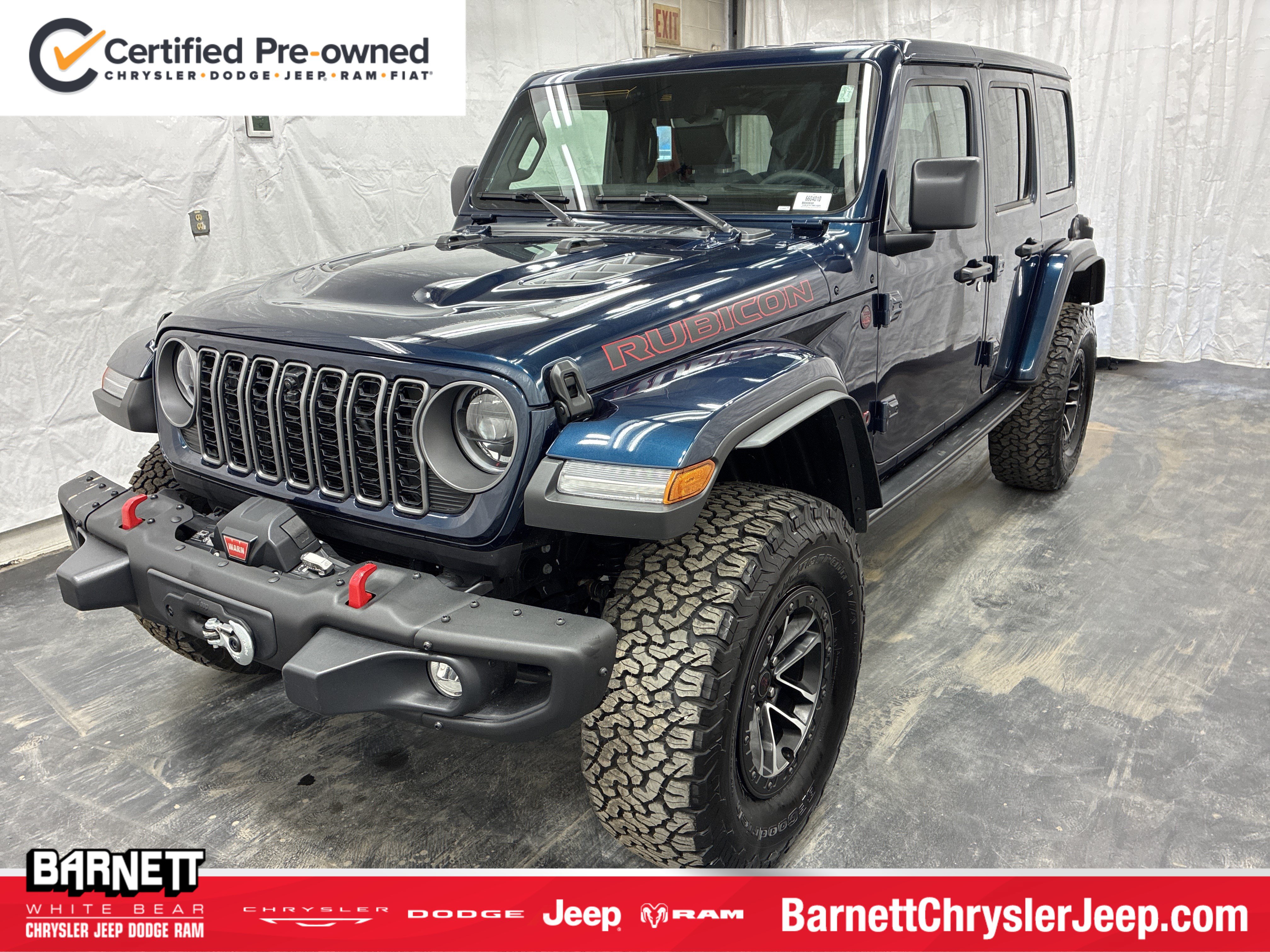 Certified 2025 Jeep Wrangler Unlimited Rubicon AWD/4WD image 1