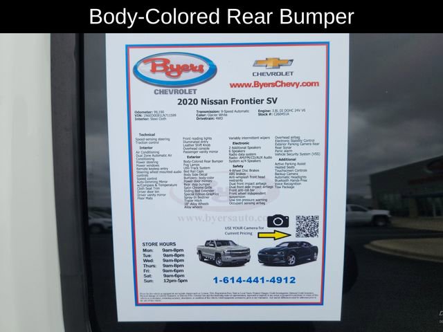 Used 2020 Nissan Frontier SV image 12