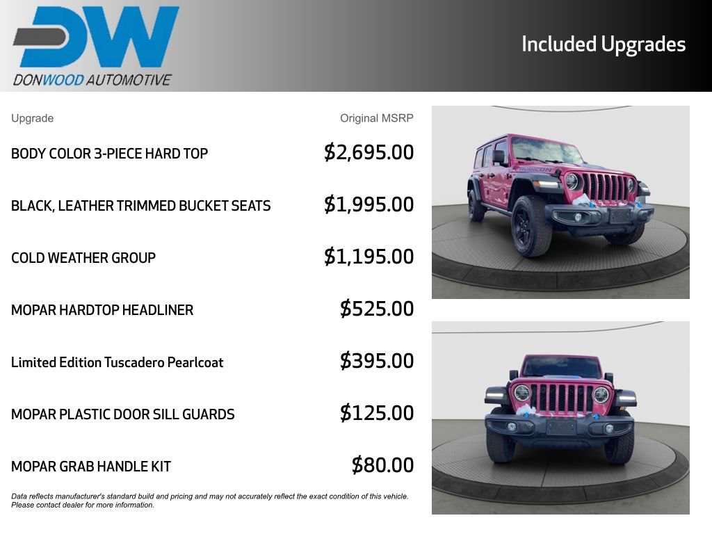 Used 2022 Jeep Wrangler Unlimited Rubicon 4xe w/ Cold Weather Group image 6