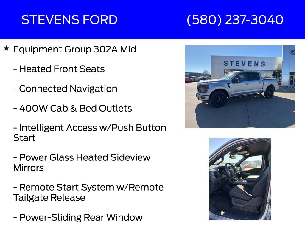 New 2025 Ford F150 XLT w/ Equipment Group 302A MID image 18