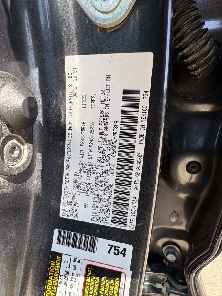 Used 2022 Toyota Tacoma SR5 w/ Technology Package image 26