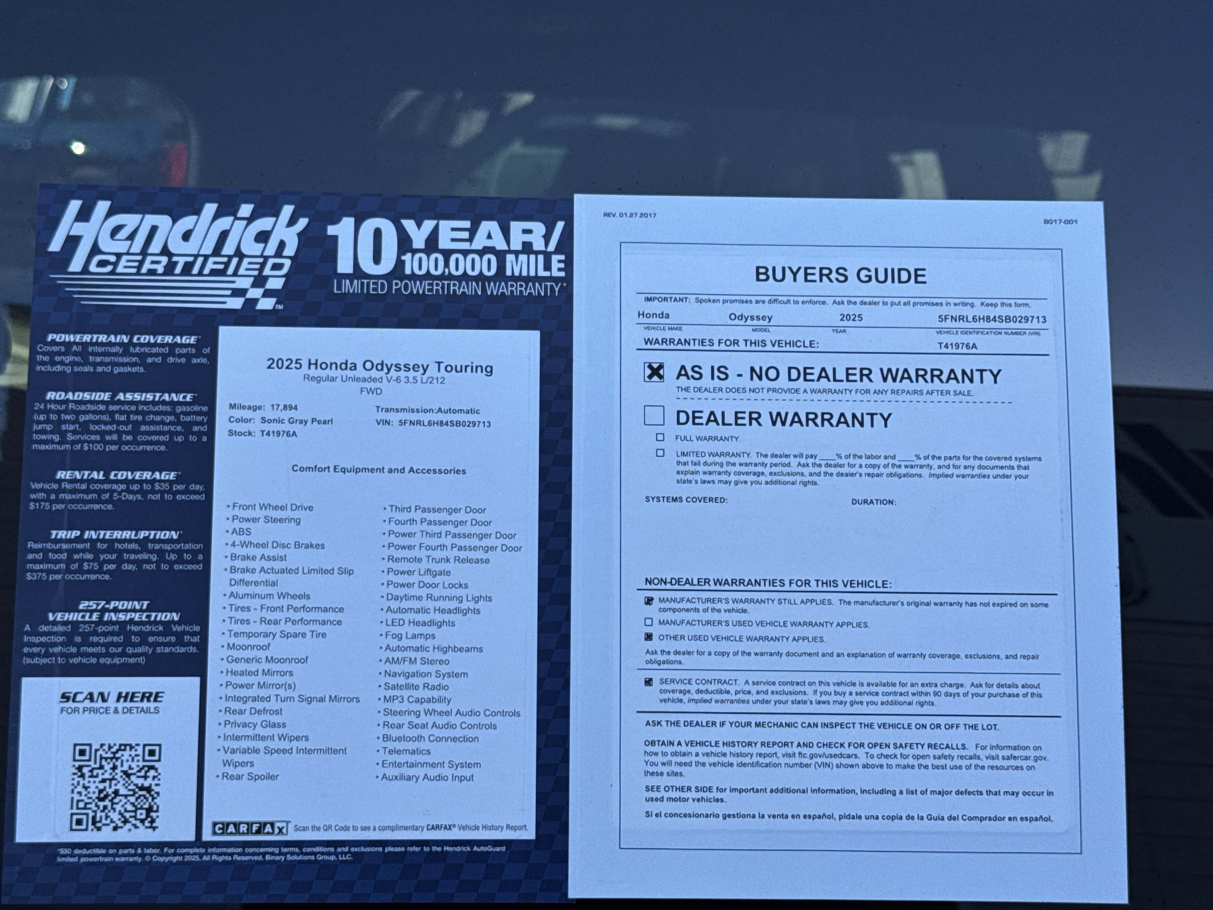 Used 2025 Honda Odyssey Touring image 43