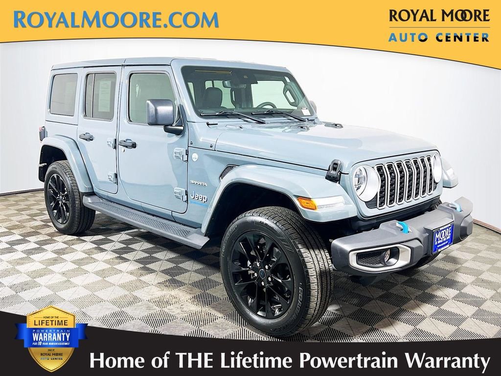 Used 2024 Jeep Wrangler Unlimited Sahara w/ Technology Group image 1