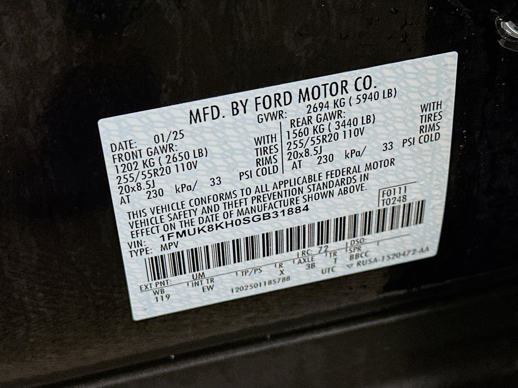 Used 2025 Ford Explorer ST-Line image 12