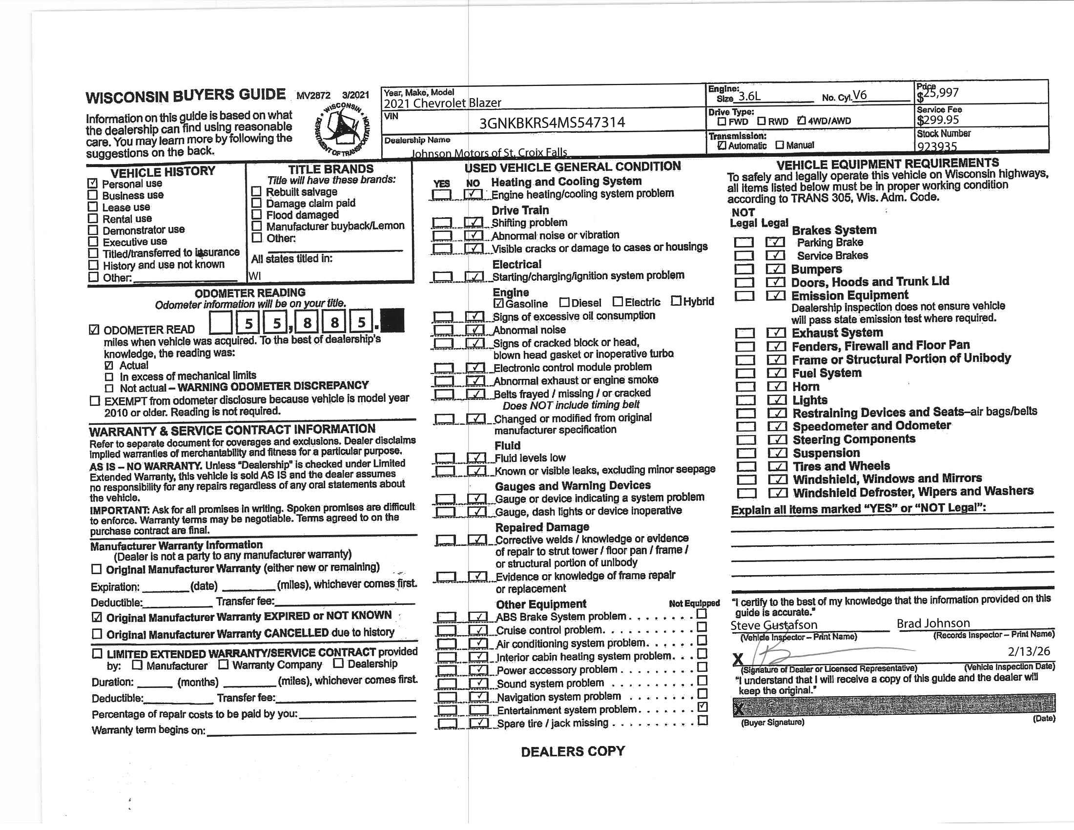 Used 2021 Chevrolet Blazer RS image 29