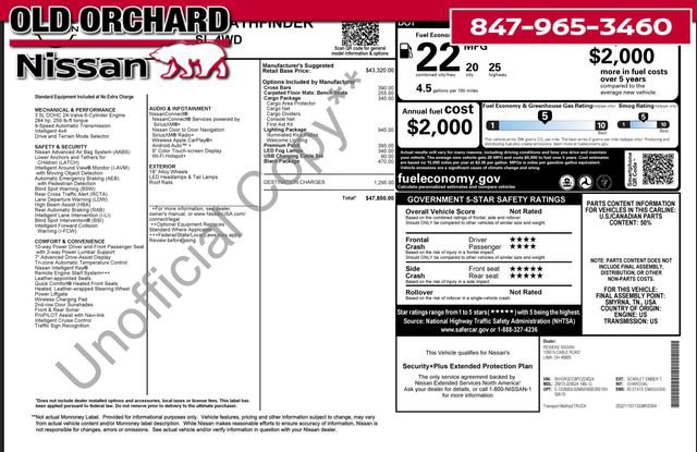 Used 2023 Nissan Pathfinder SL w/ Lighting Package (N92) image 8