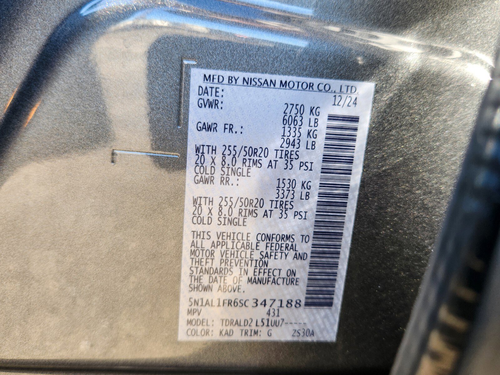 Certified 2025 INFINITI QX60 Luxe w/ Lighting Package (N94) image 25