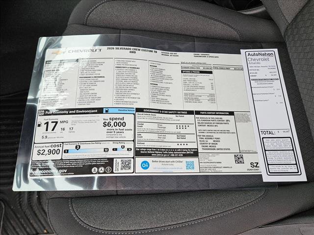 New 2026 Chevrolet Silverado 1500 Custom Trail Boss image 18