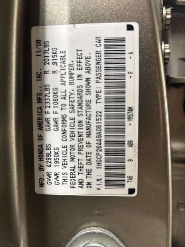 Used 2009 Honda Accord LX-P image 35