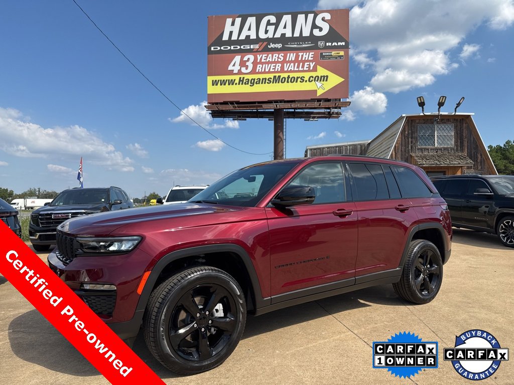 Certified 2025 Jeep Grand Cherokee Limited w/ Black Appearance Package