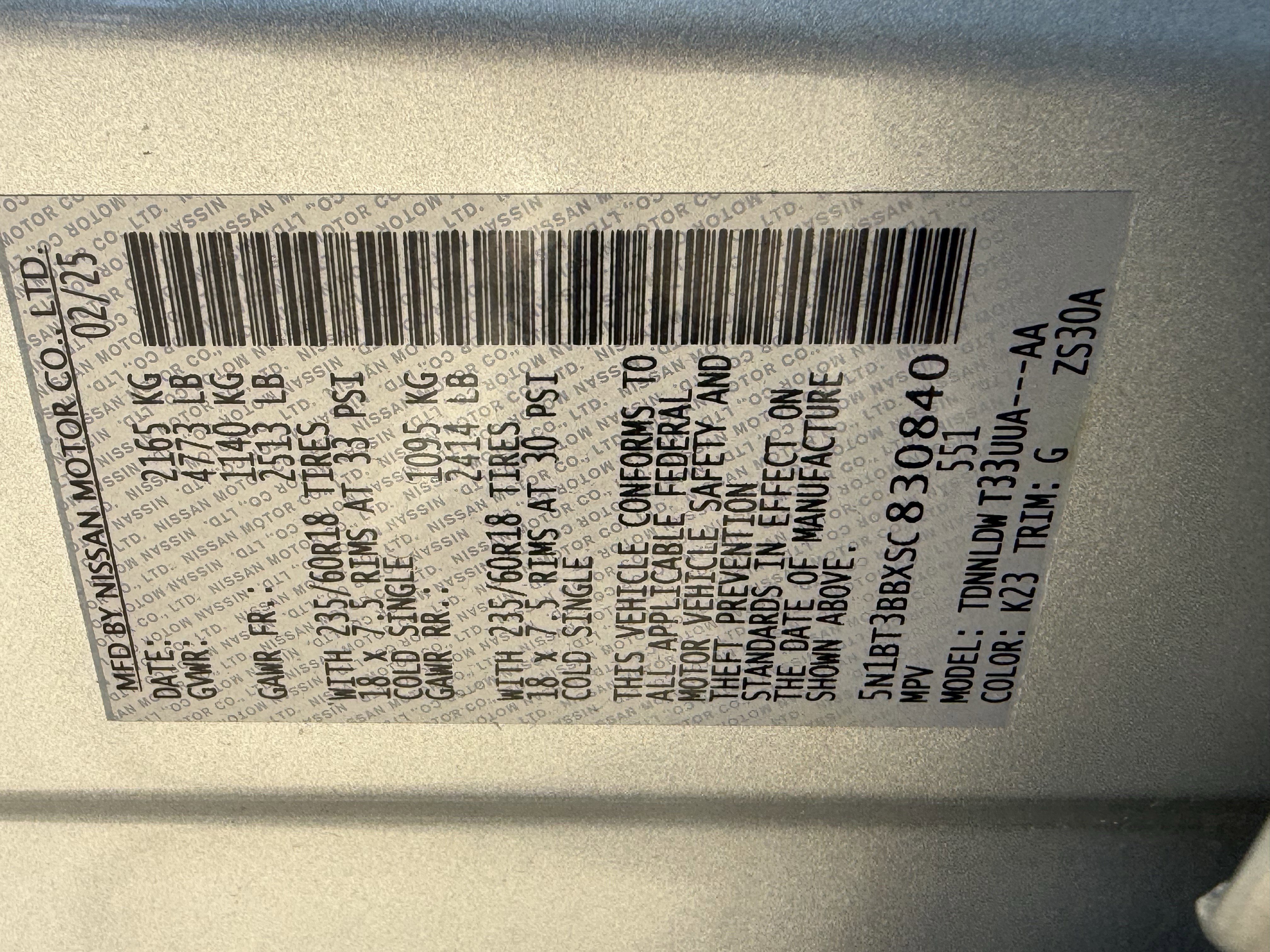 Used 2025 Nissan Rogue SV AWD/4WD image 36