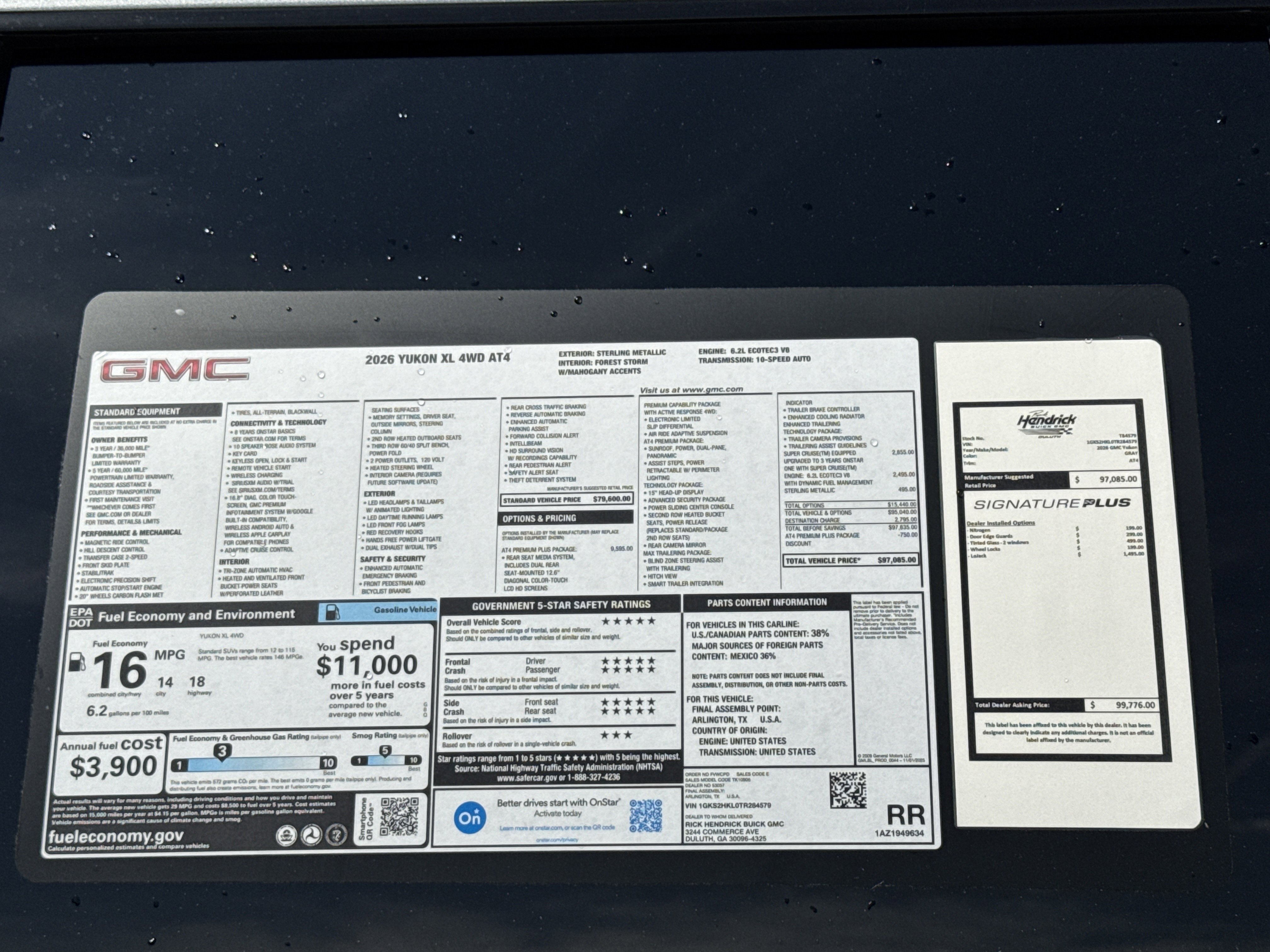 New 2026 GMC Yukon XL AT4 w/ AT4 Premium Plus Package image 42