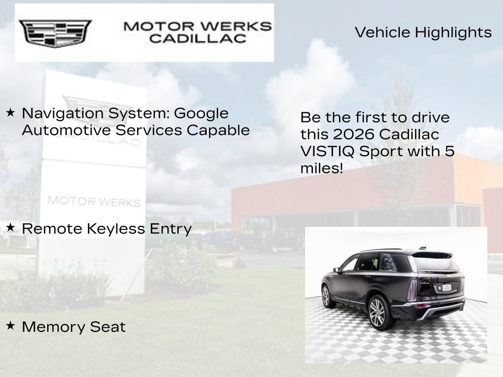 New 2026 Cadillac Vistiq Sport AWD/4WD image 12