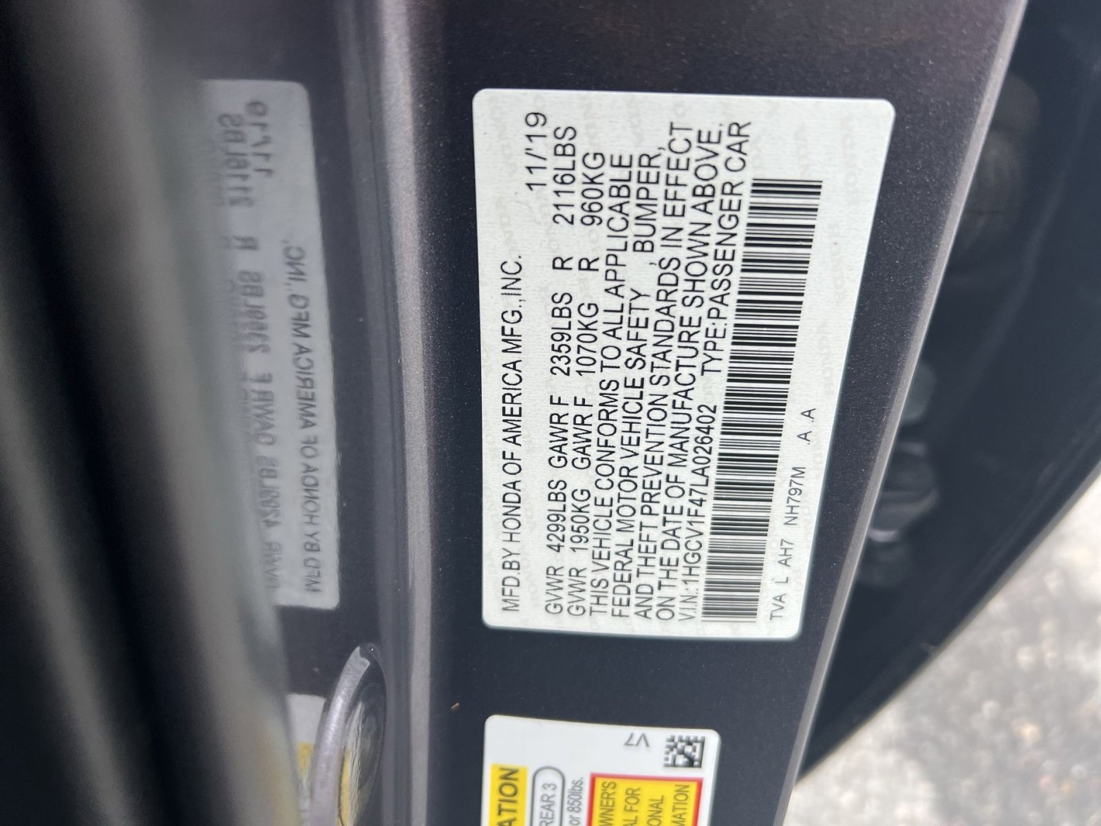 Used 2020 Honda Accord EX image 28
