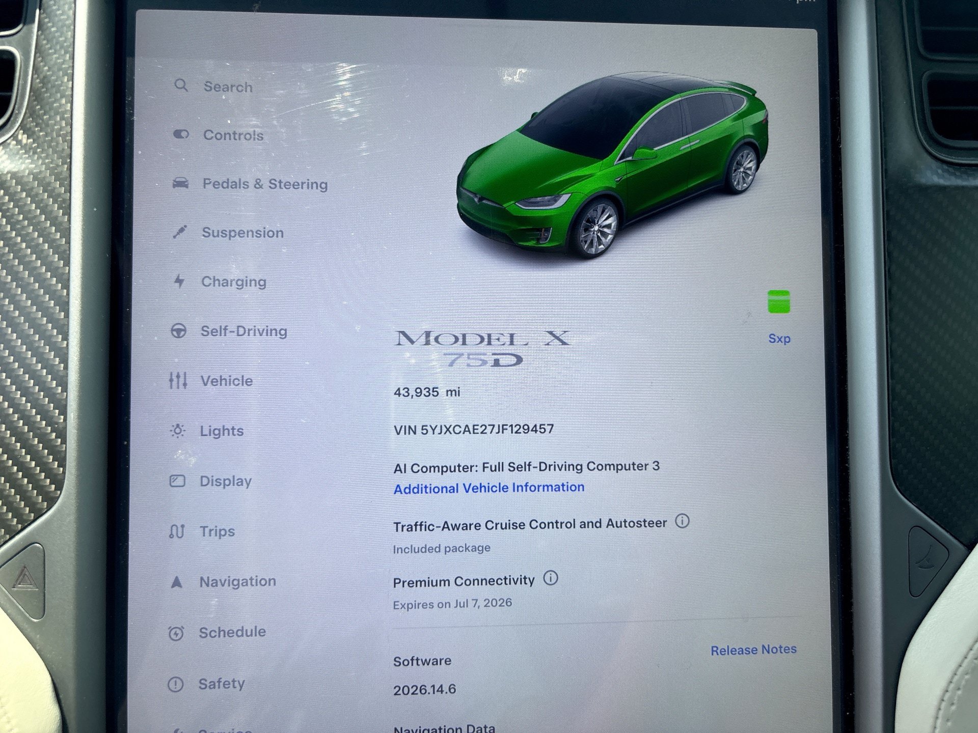 Used 2018 Tesla Model X 75D AWD/4WD image 10