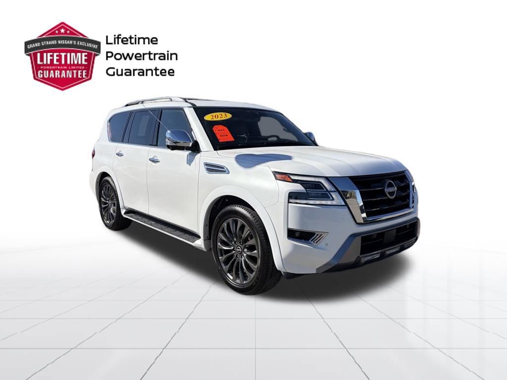 Used 2023 Nissan Armada Platinum w/ Captain's Chairs Package RWD image 10