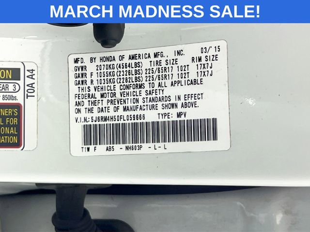 Used 2015 Honda CR-V EX image 29