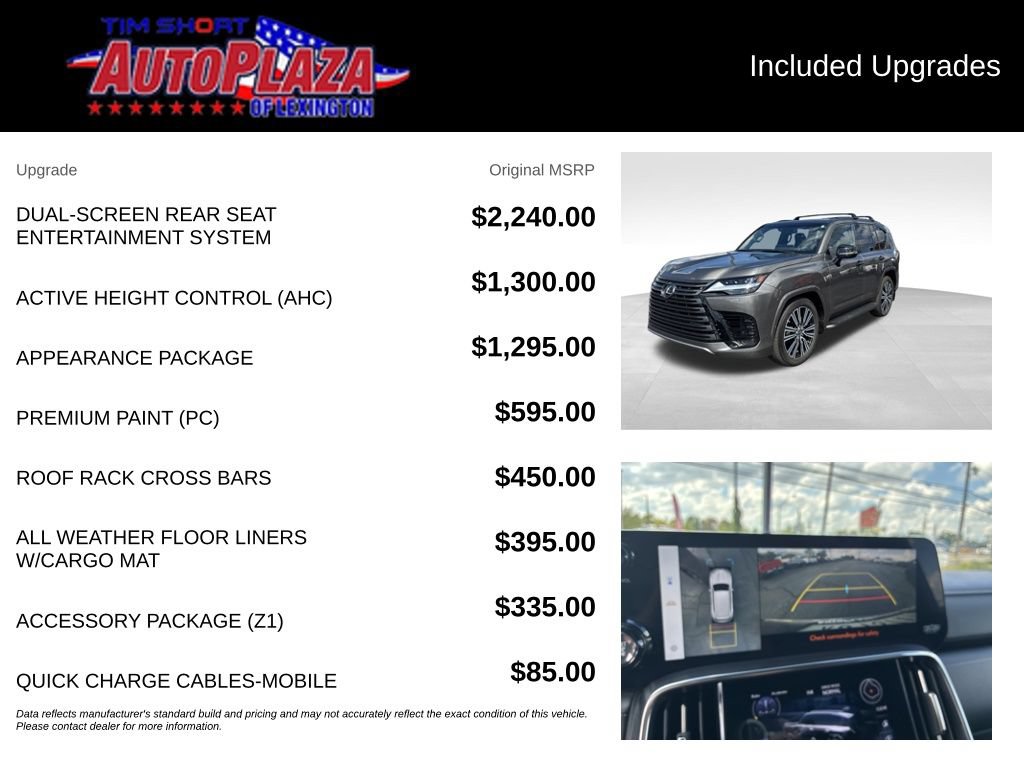 Used 2023 Lexus LX 600 4WD w/ Appearance Package image 22