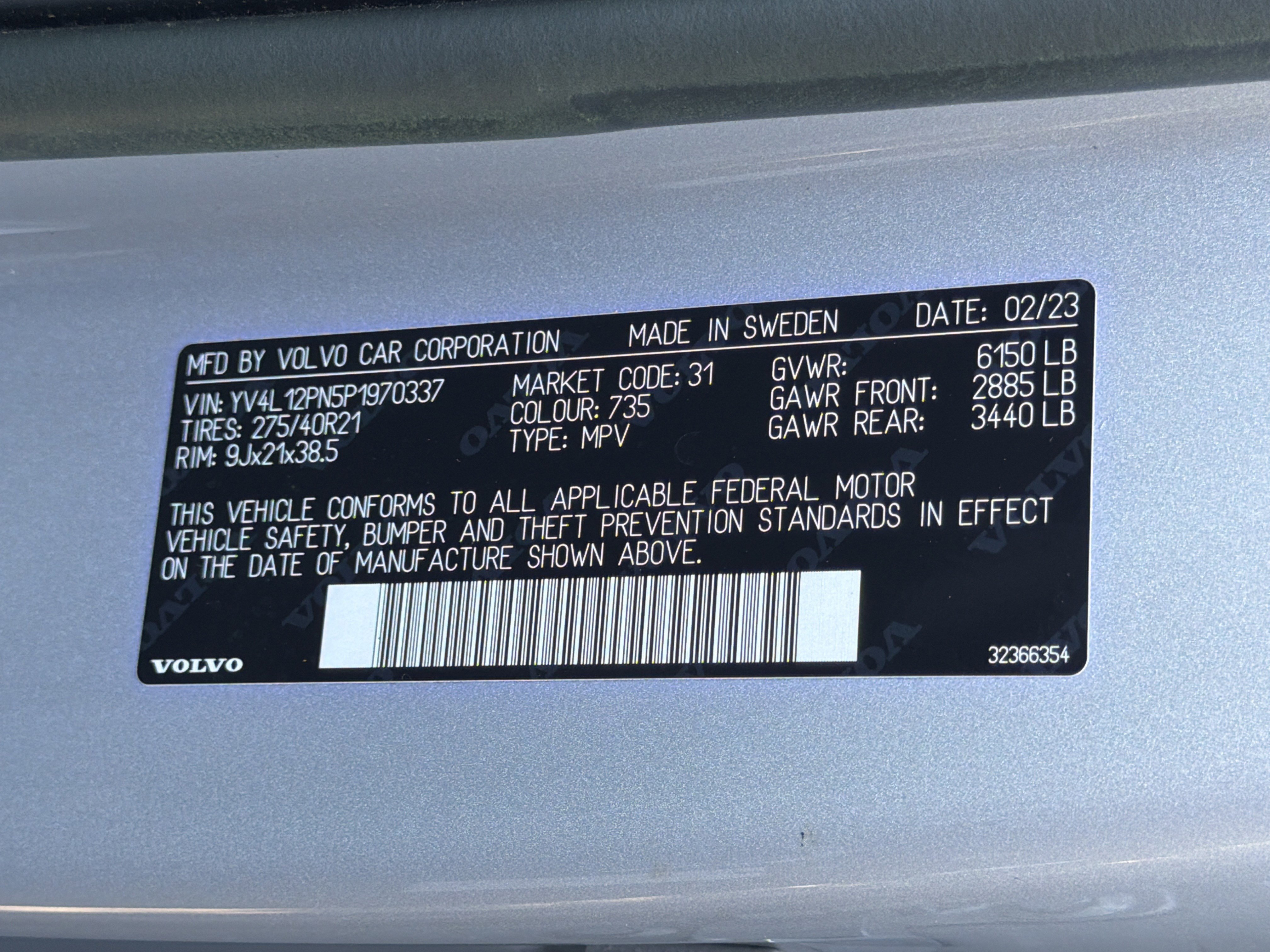 Certified 2023 Volvo XC90 B5 Plus w/ Protection Package Premier AWD/4WD image 37