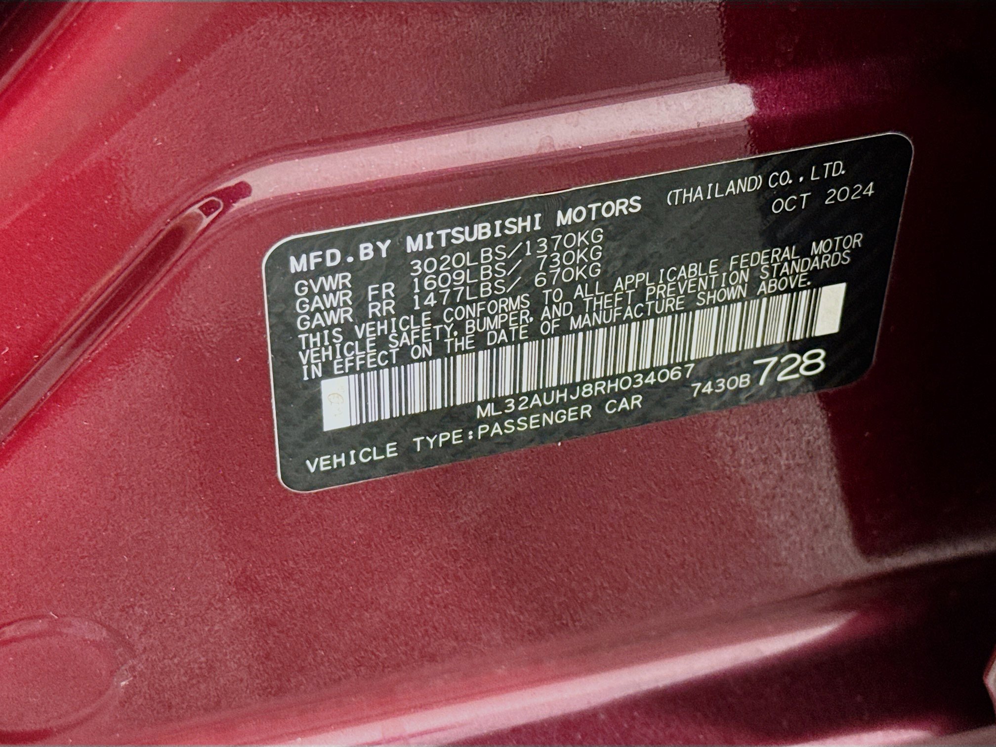 Used 2024 Mitsubishi Mirage ES image 38