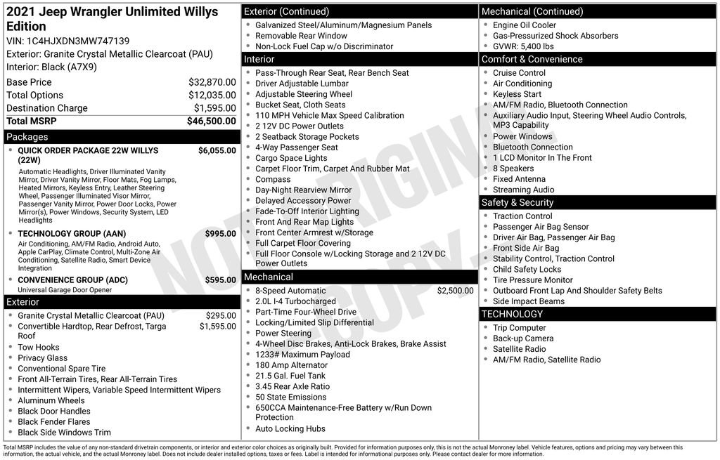 Used 2021 Jeep Wrangler Unlimited Sport image 2