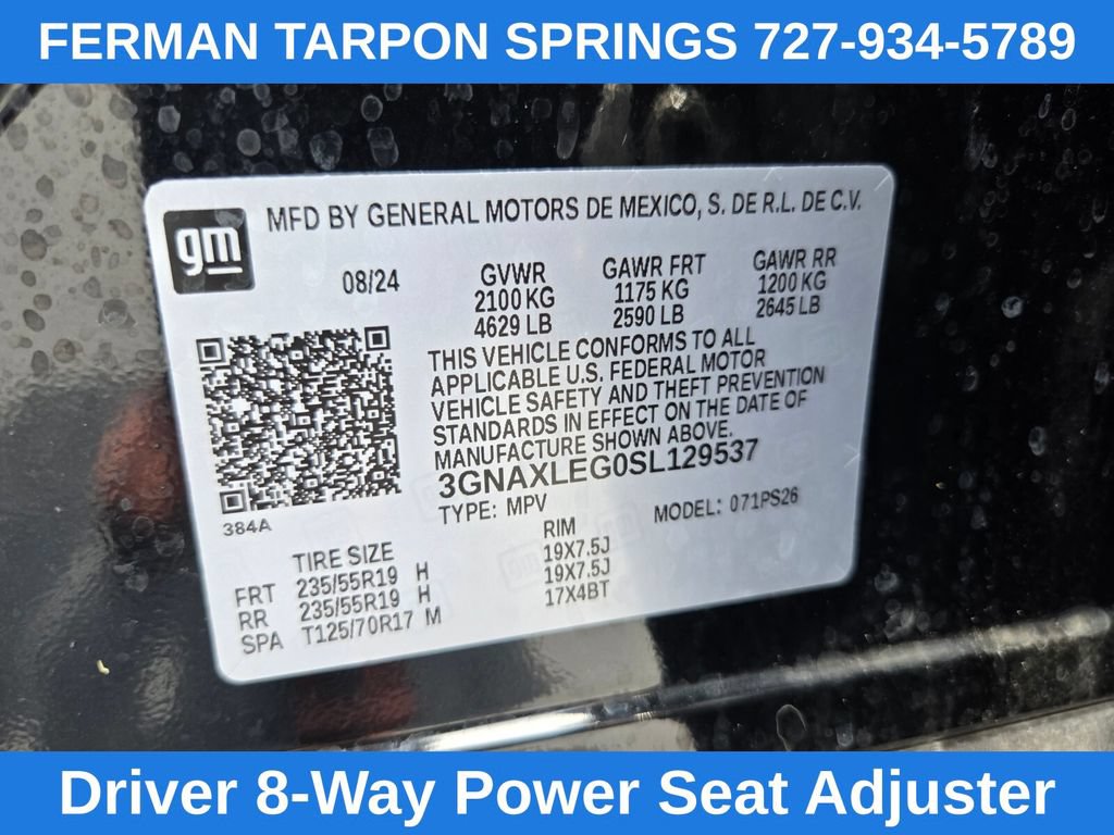 Certified 2025 Chevrolet Equinox RS w/ Safety and Technology Package FWD image 24