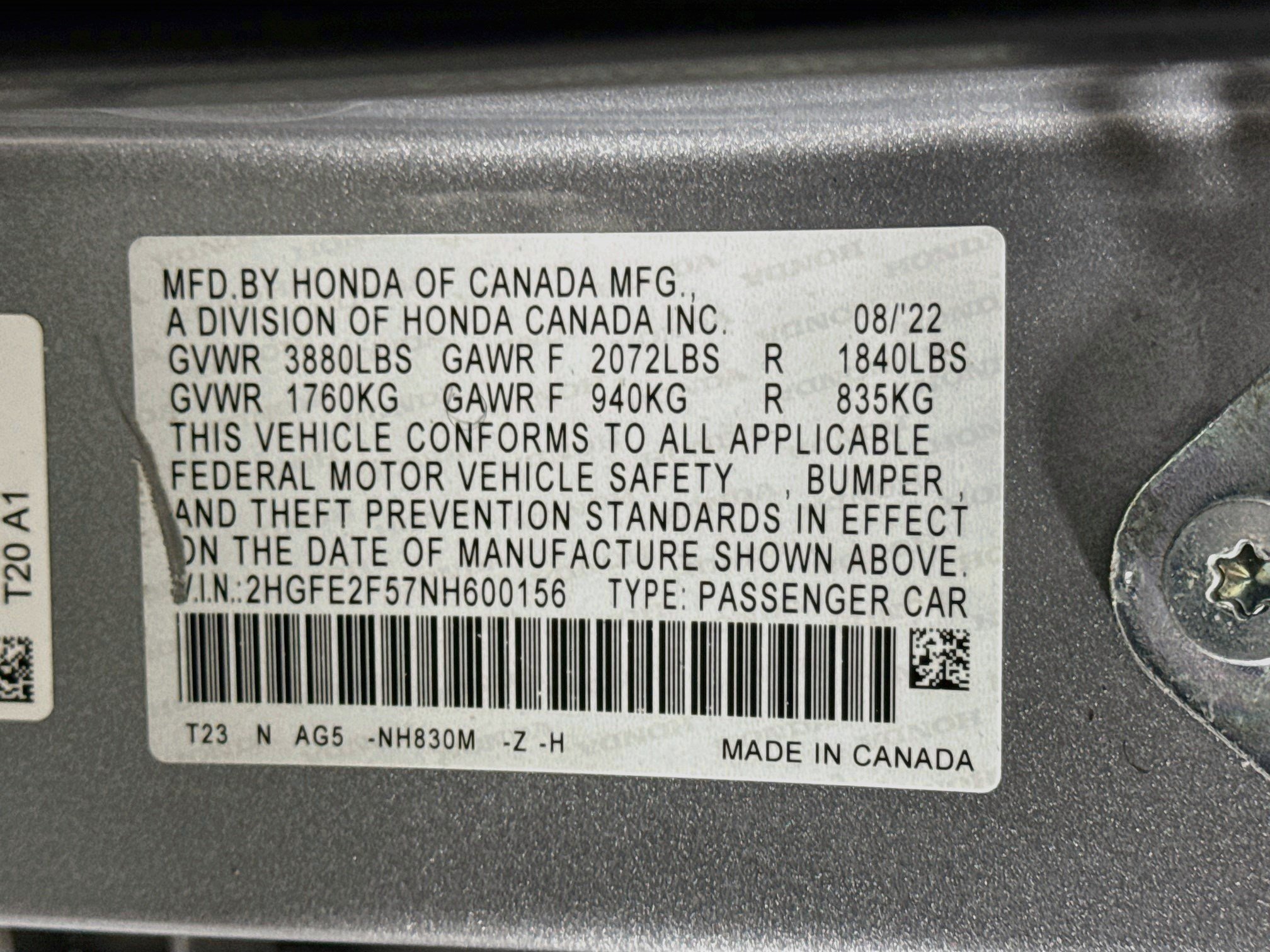 Used 2022 Honda Civic Sport image 40