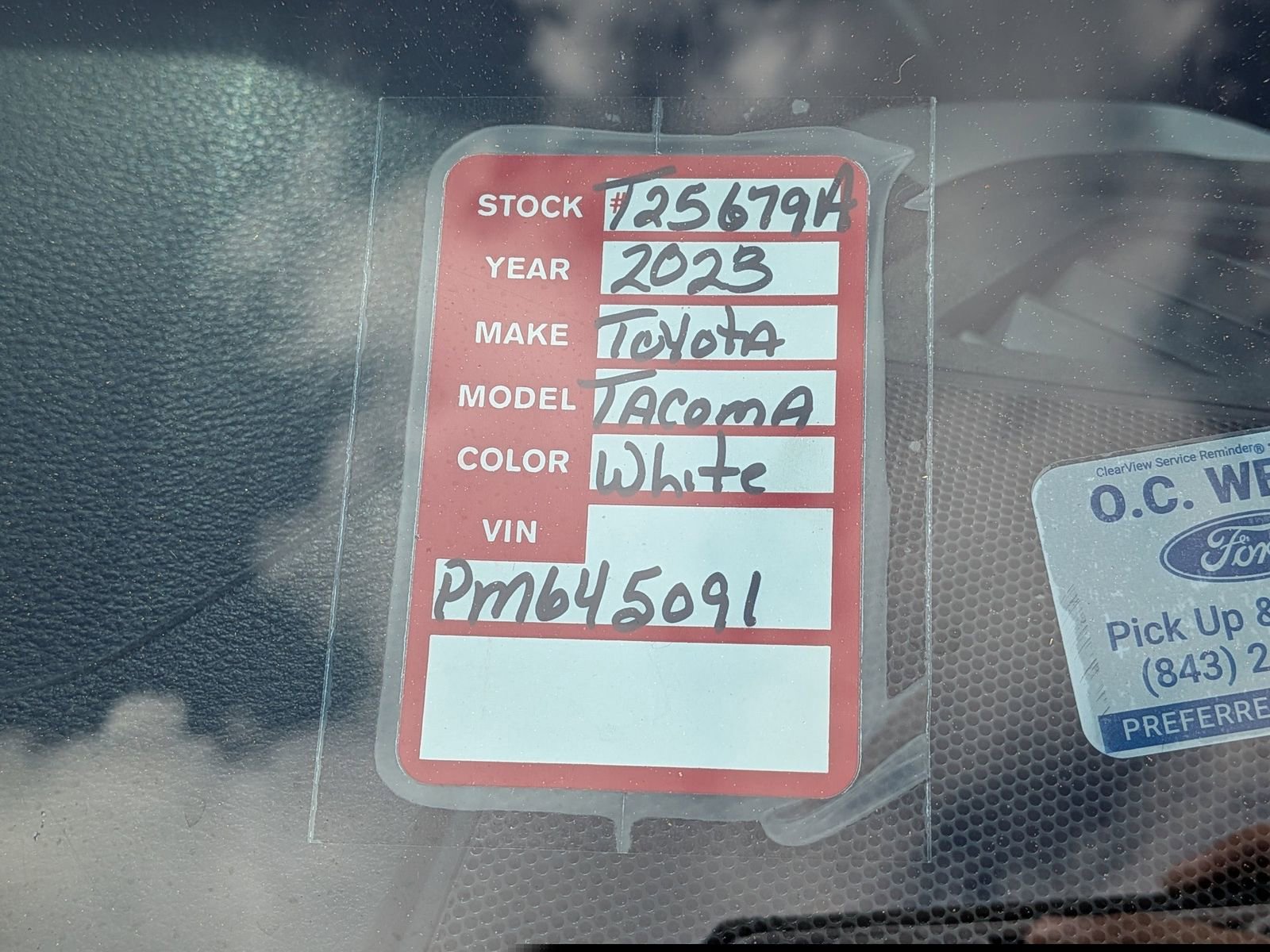 Used 2023 Toyota Tacoma SR5 w/ Technology Package image 16