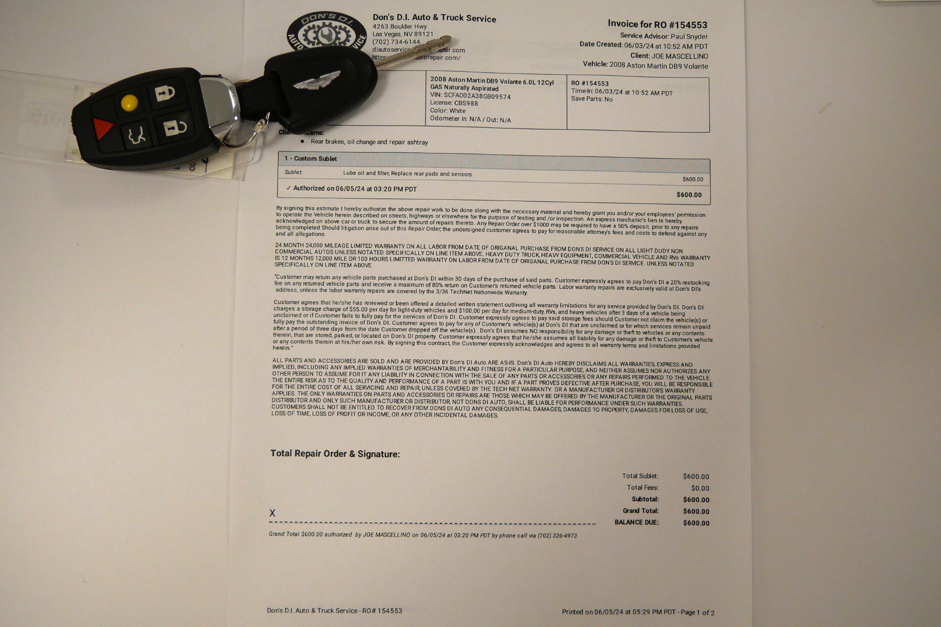 Used 2008 Aston Martin DB9 Volante RWD image 62