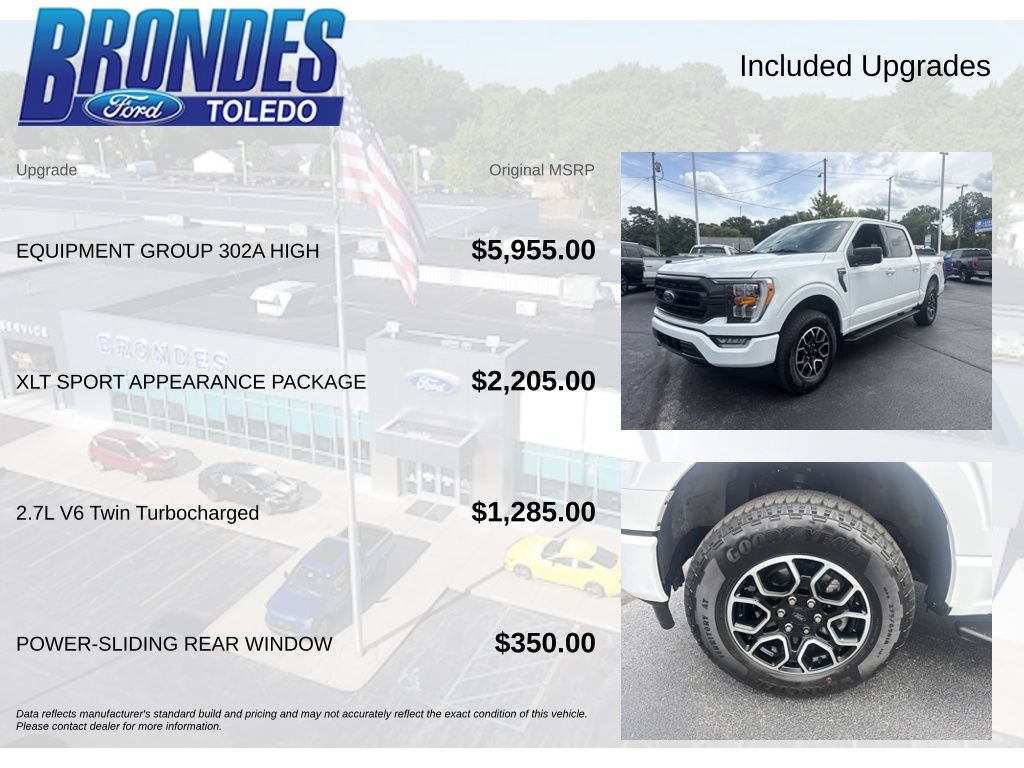 Used 2023 Ford F150 XLT w/ Equipment Group 302A High AWD/4WD image 6