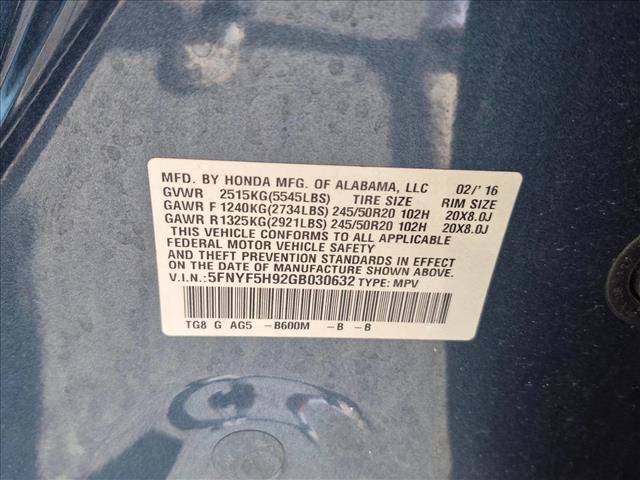 Used 2016 Honda Pilot Touring image 27