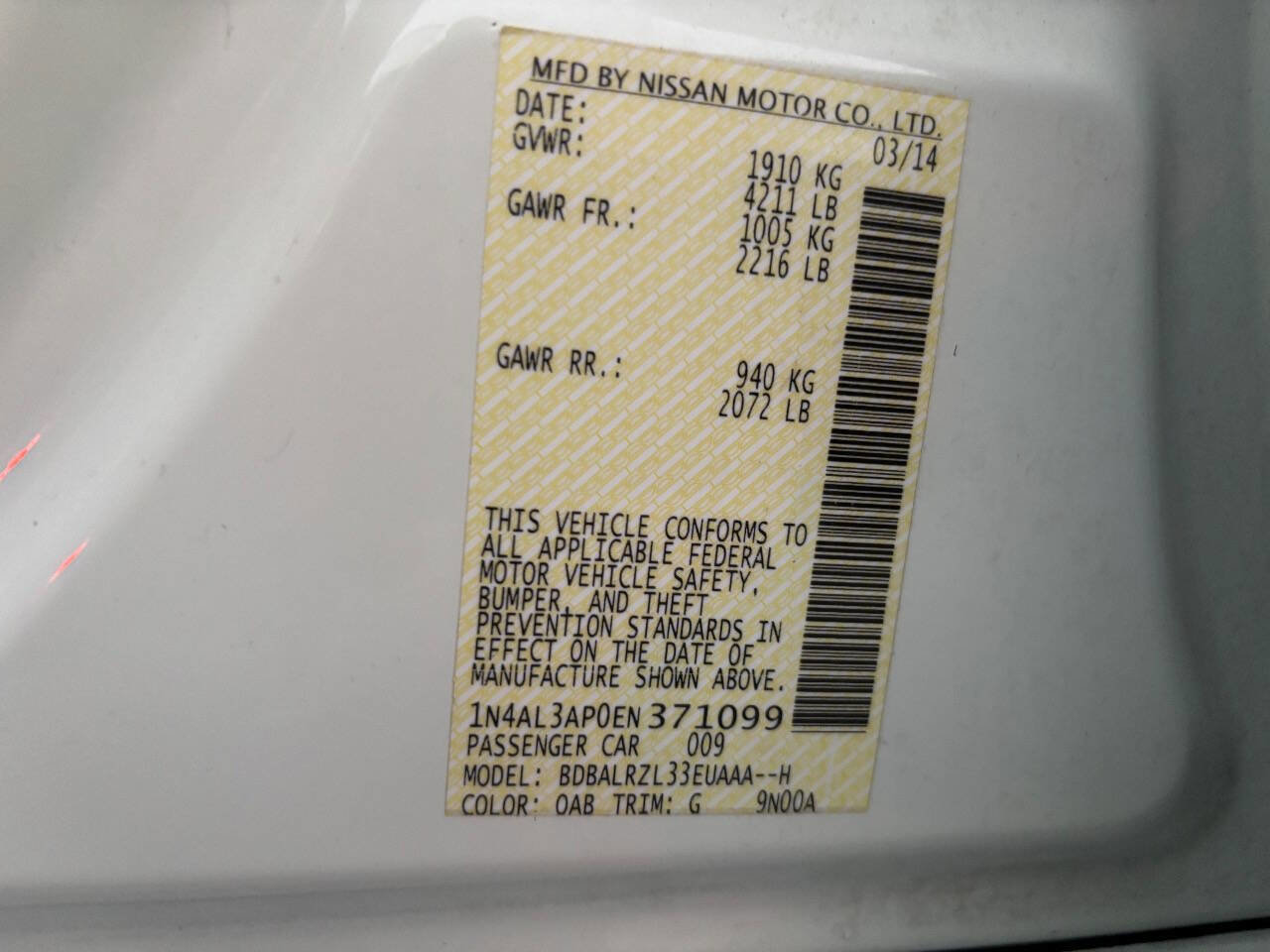 Used 2014 Nissan Altima 2.5 S image 21