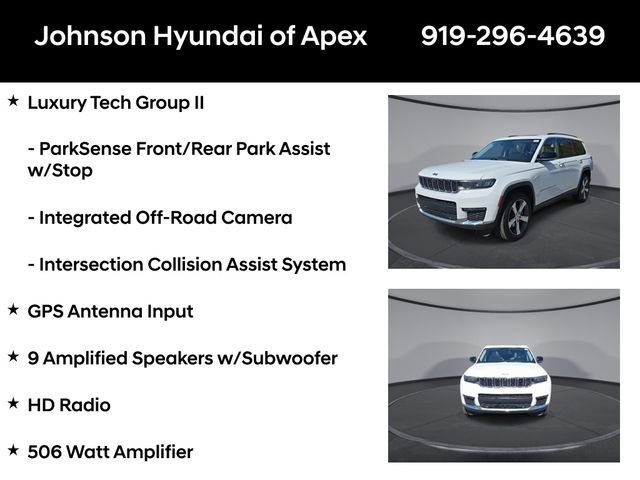 Used 2021 Jeep Grand Cherokee L Limited w/ Luxury Tech Group II image 24