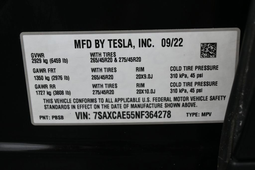 Used 2022 Tesla Model X image 7