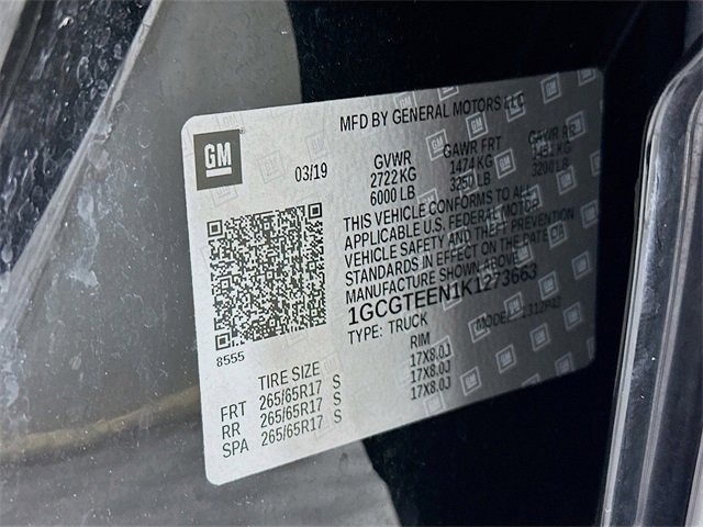 Used 2019 Chevrolet Colorado ZR2 w/ Colorado ZR2 Bison Edition image 6