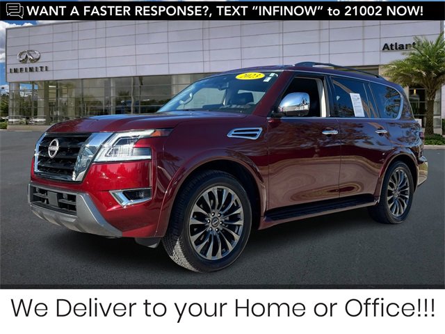 Used 2023 Nissan Armada Platinum w/ Captain's Chairs Package