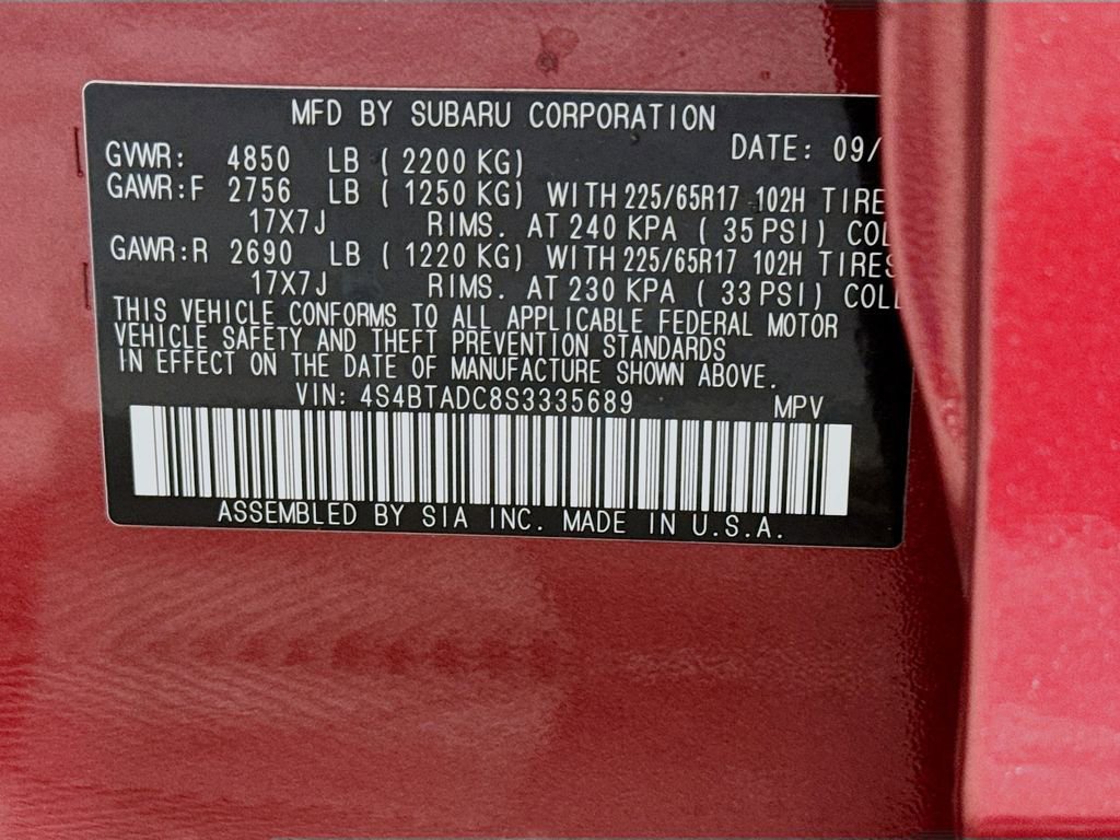 Used 2025 Subaru Outback Premium image 31