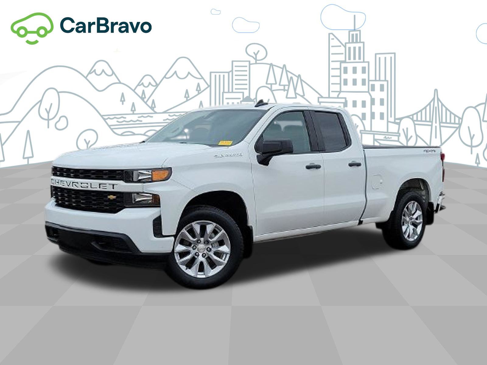 Certified 2021 Chevrolet Silverado 1500 Custom AWD/4WD image 1