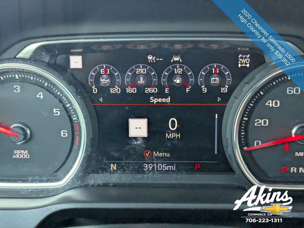 Used 2020 Chevrolet Silverado 1500 High Country w/ Technology Package AWD/4WD image 27